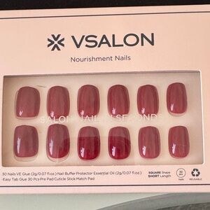 Nourishment Nails Press-On Nails - Red